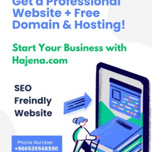 get a professional website + free domain & hosting!